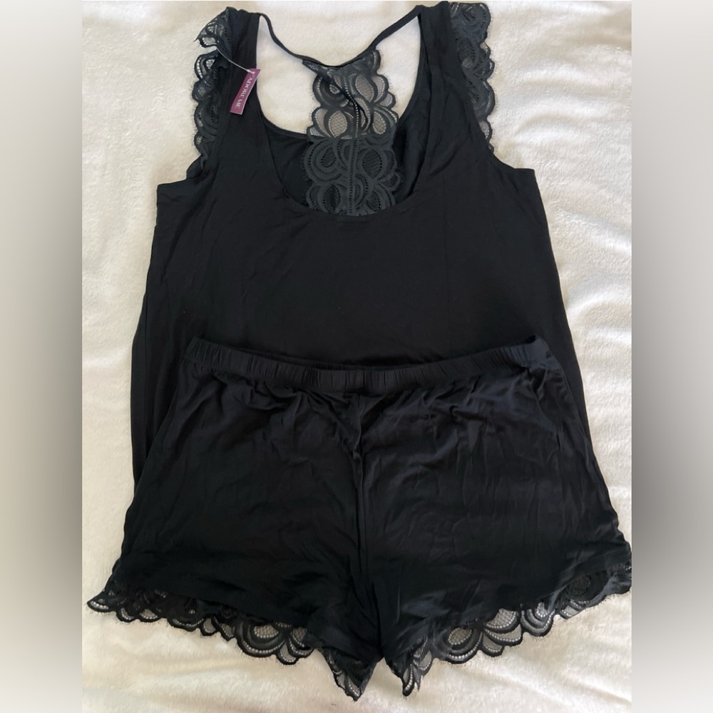 Adore Me Black Lace Sleepwear Set - Picture 2 of 3